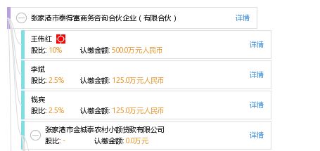 張家港市泰得富商務咨詢合伙企業(yè) 有限合伙